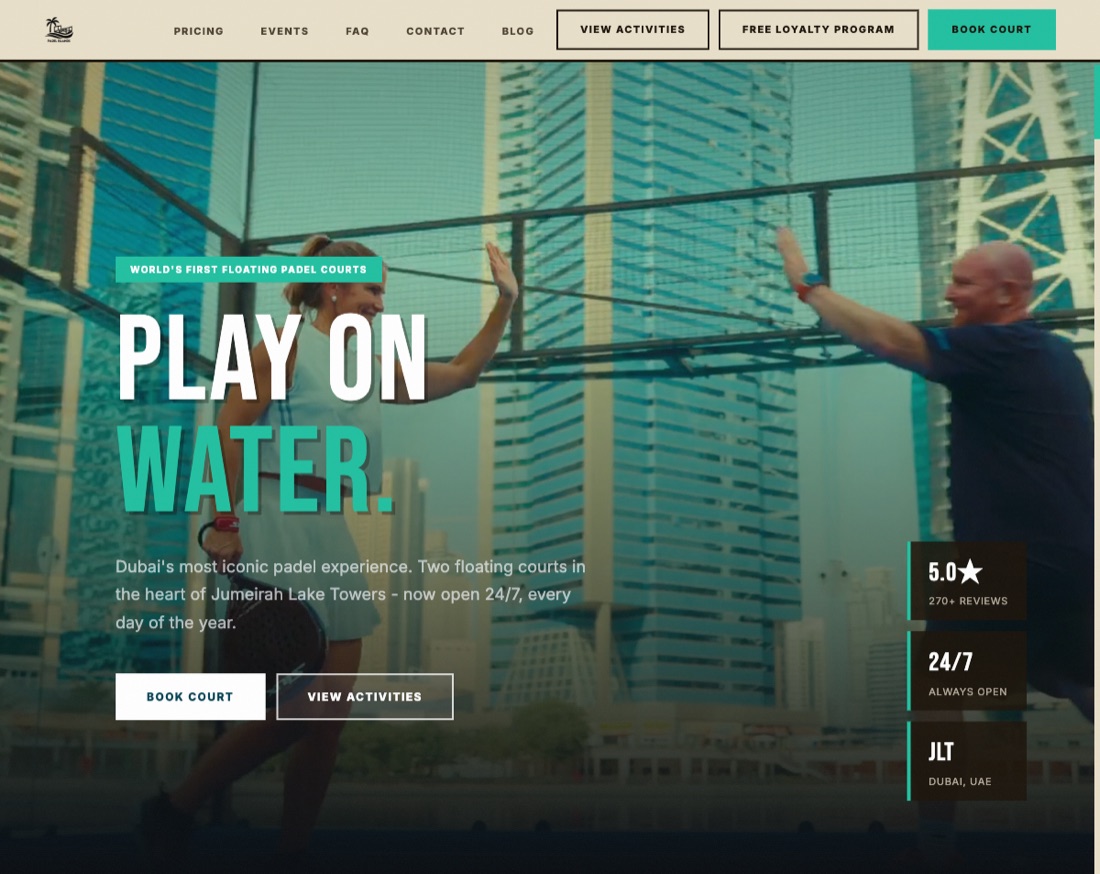 Padel Islands Website